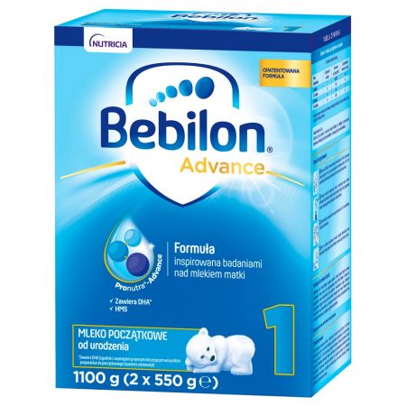 BEBILON 1 Pronutra-Advance Mleko początkowe od urodzenia 1.1 kg